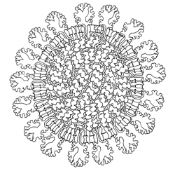 Printable Coloring Coronavirus